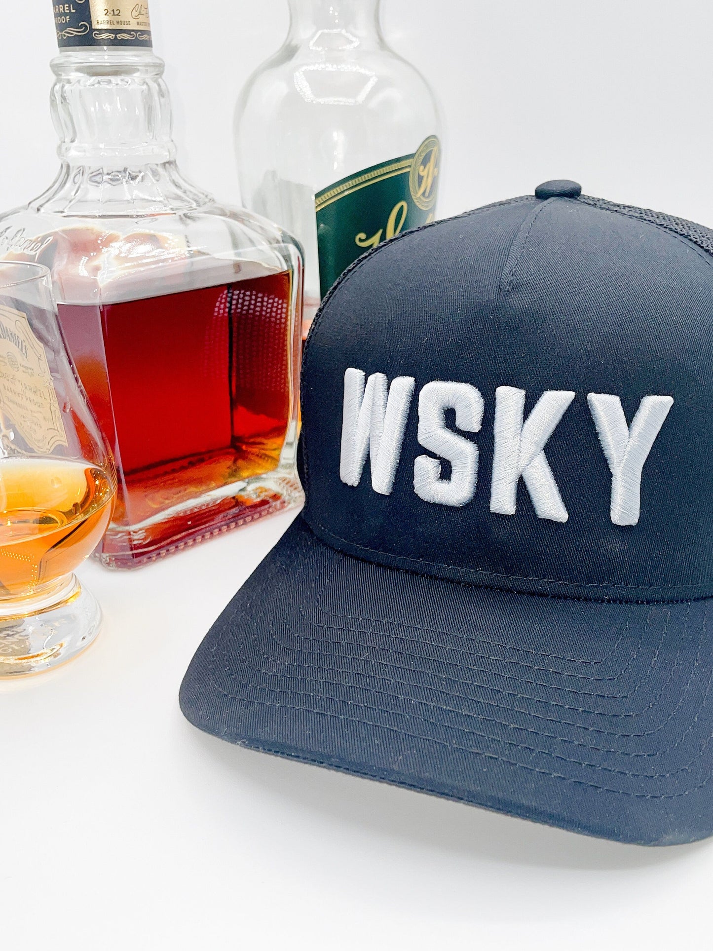 Black "WSKY" Trucker Hat