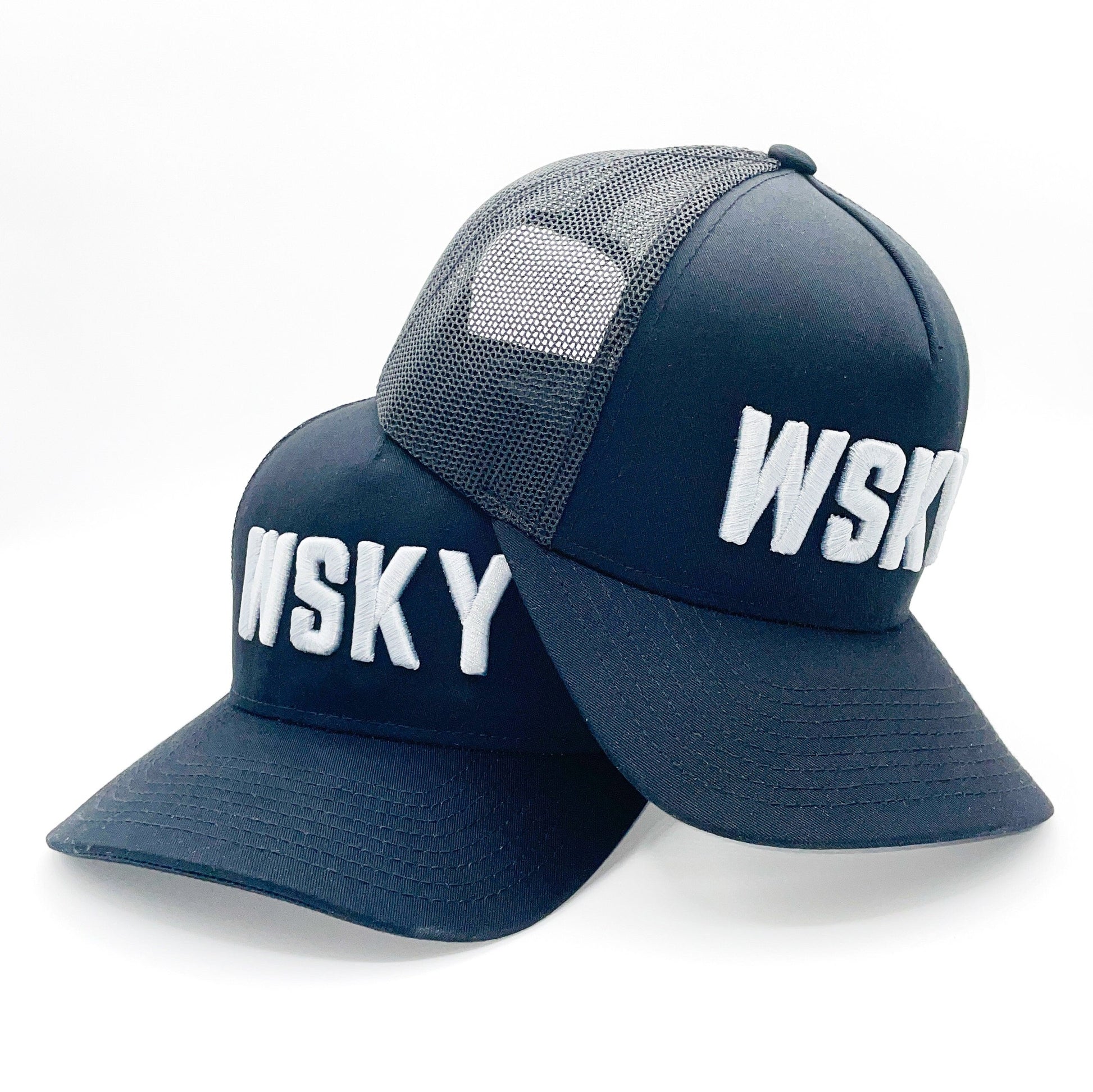 Black "WSKY" Trucker Hat
