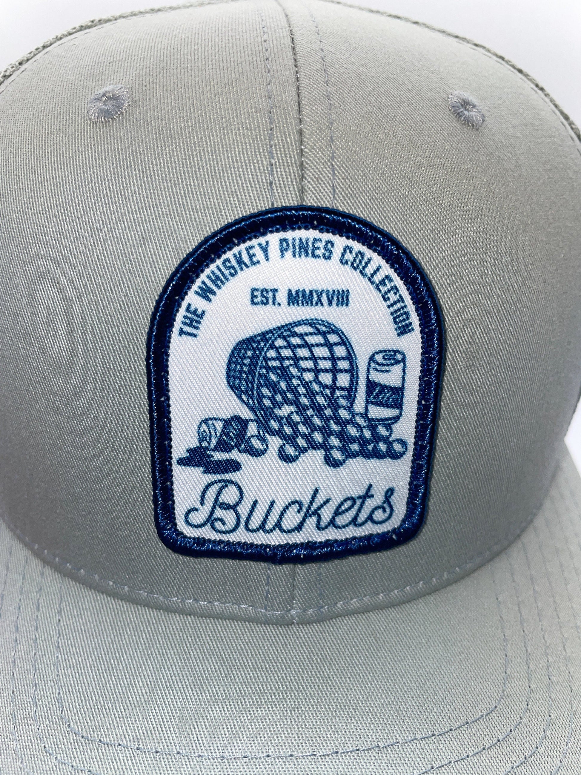 Grey "Buckets" Trucker Hat