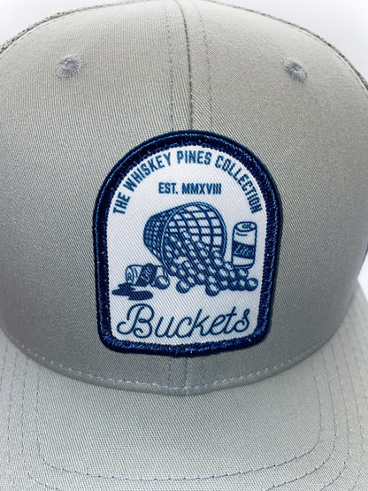 Grey "Buckets" Trucker Hat