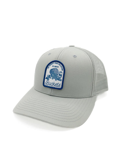 Grey "Buckets" Trucker Hat