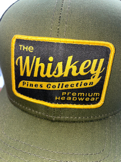 Green & Black "Whiskey Pines Co." Hat