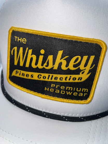 White "Whiskey Pines Co." Rope Hat