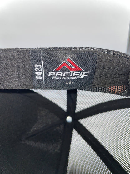 Black "Whiskey Pines Co." Trucker Rope Hat