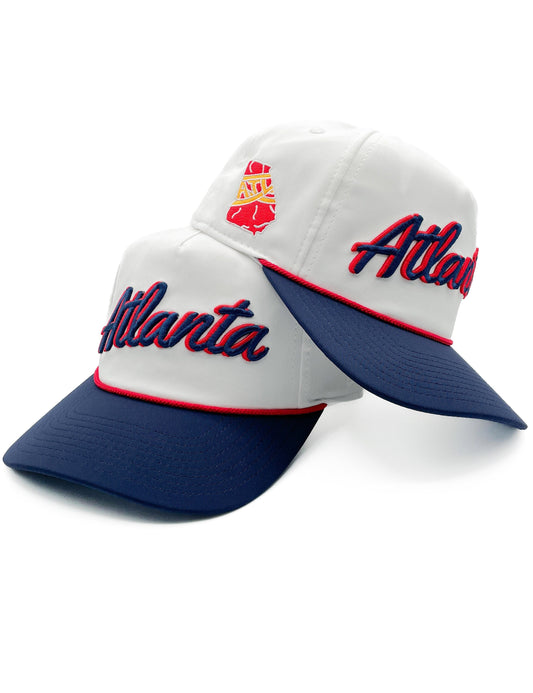 Atlanta Rope Hat - Navy/White