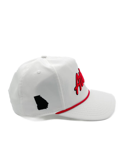 White "Athens, GA" Rope Hat