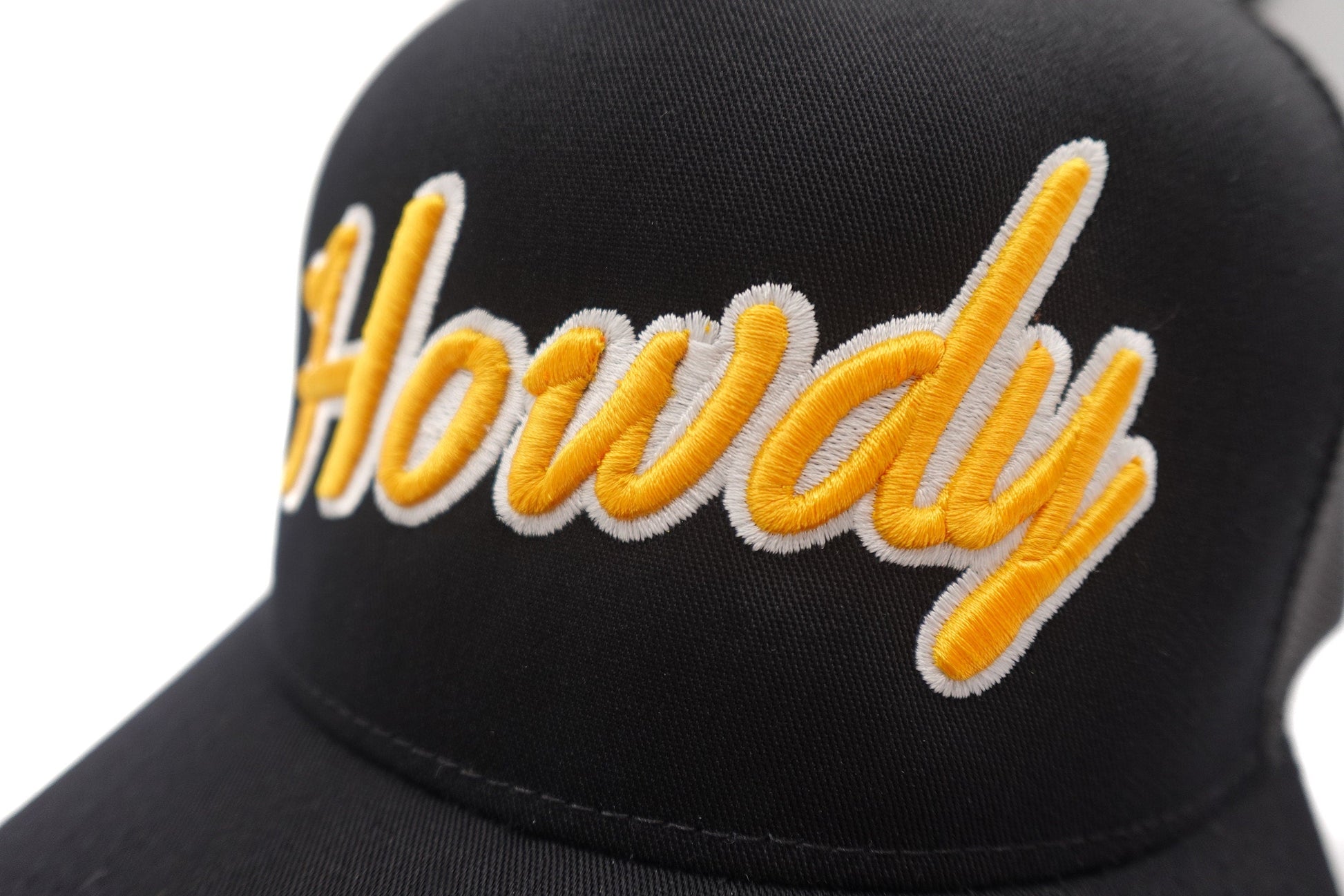 Black "Howdy" Trucker Hat