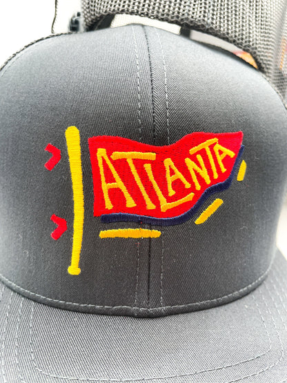 Atlanta Pennant Trucker Hat