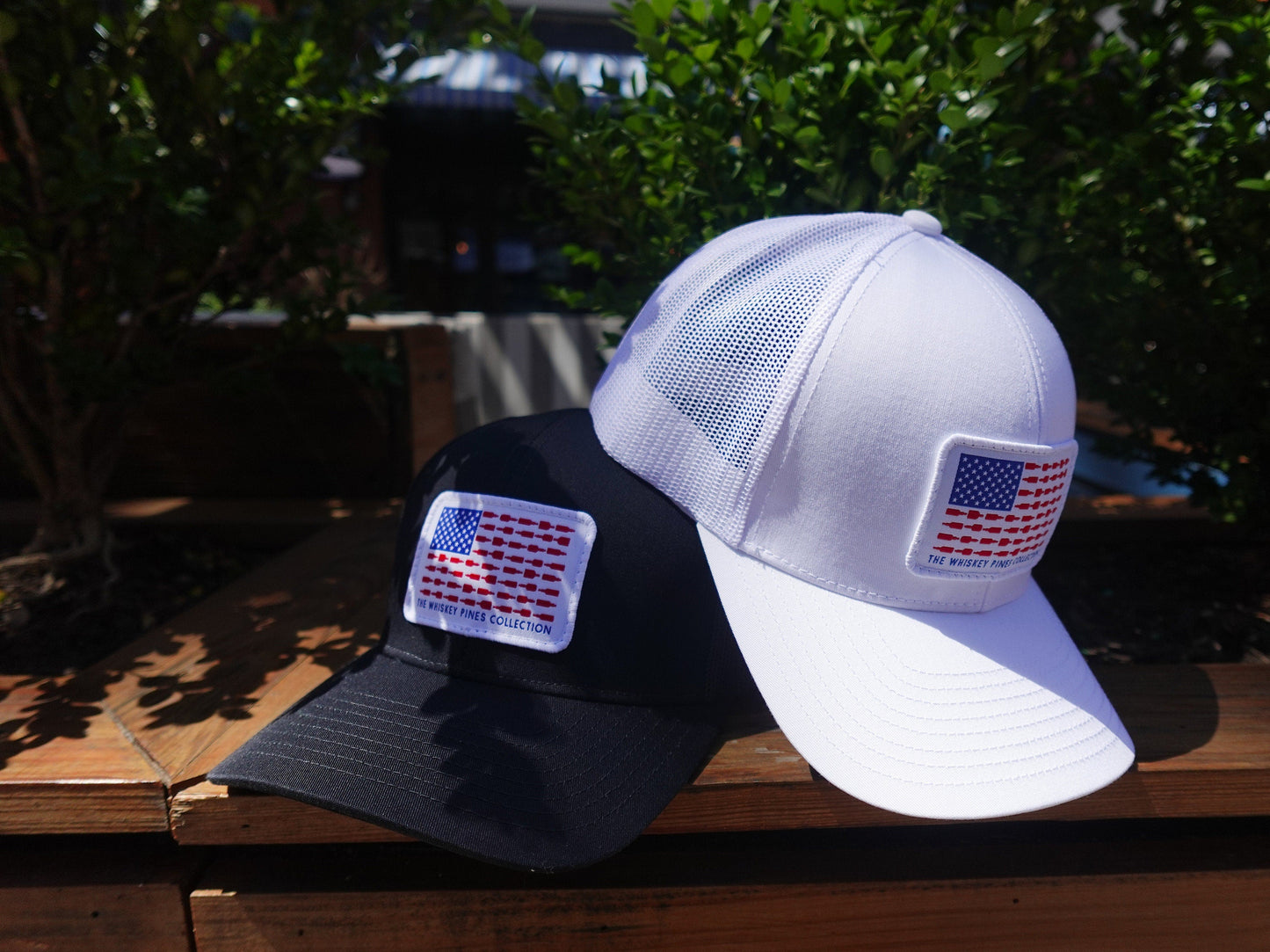 Navy "Whiskey Flag" Trucker Hat