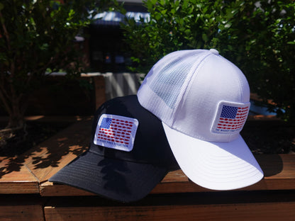 Navy "Whiskey Flag" Trucker Hat