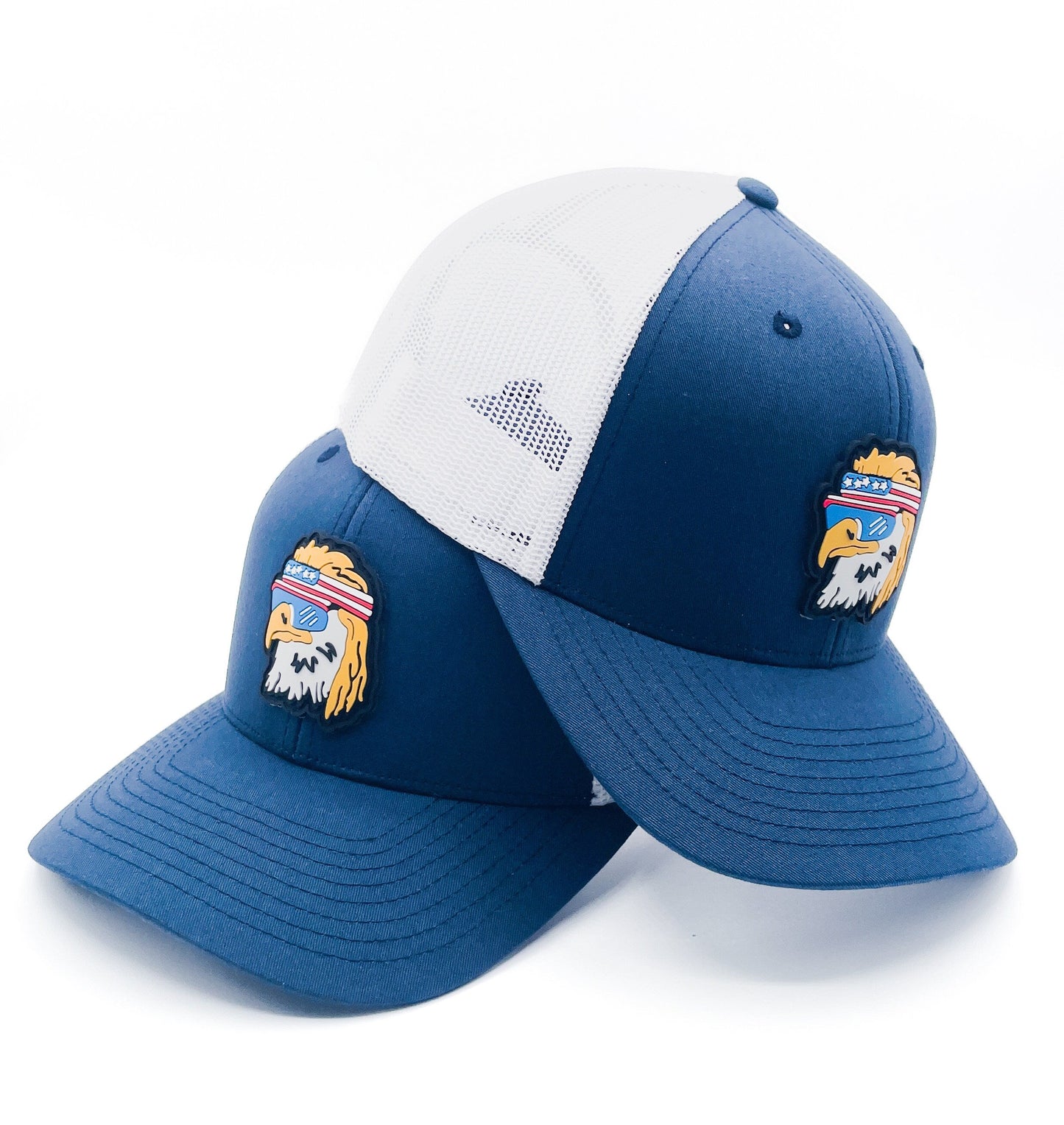 Eagle! Trucker Hat - Navy & White