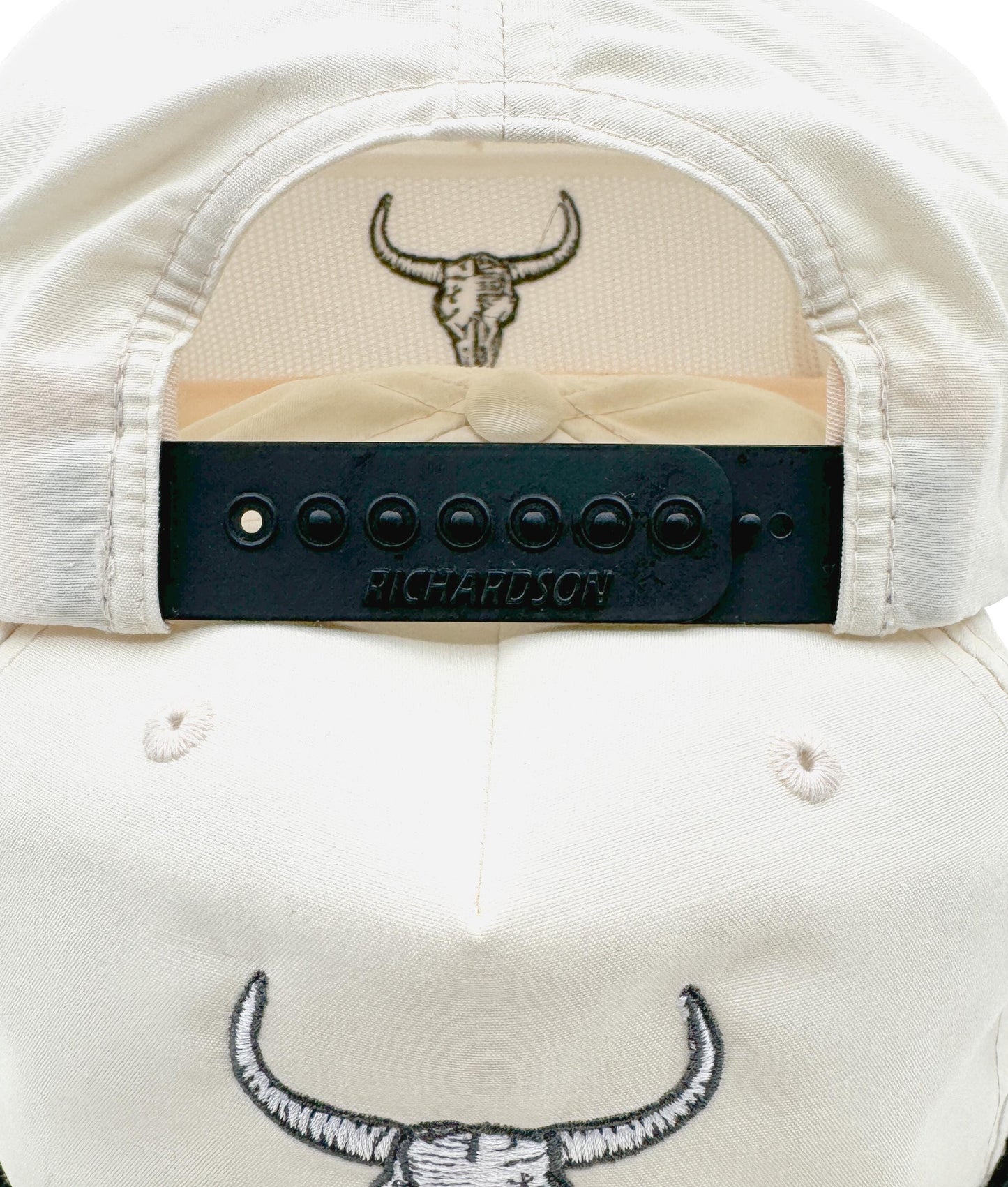 Cream "Longhorn Skull" Rope Hat