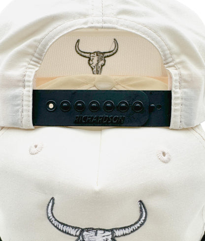 Cream "Longhorn Skull" Rope Hat