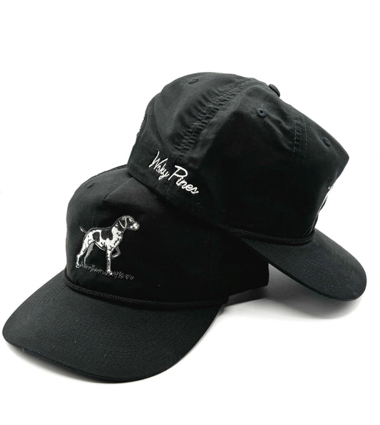 Black "Pointer" Rope Hat