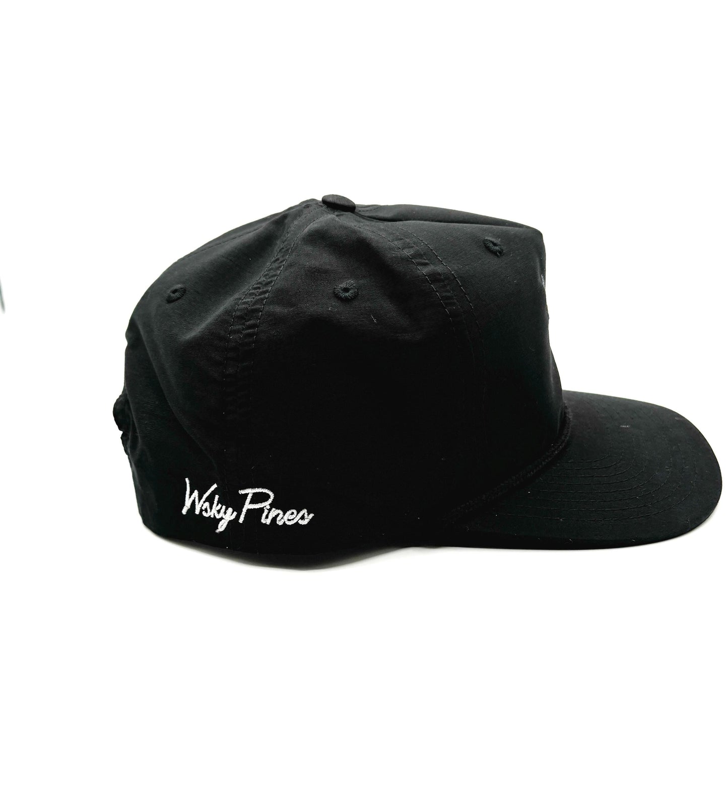 Black "Longhorn Skull" Rope Hat