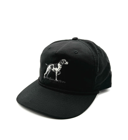 Black "Pointer" Rope Hat