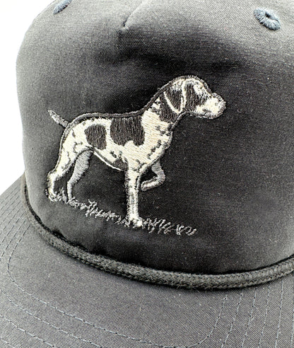 Black "Pointer" Rope Hat