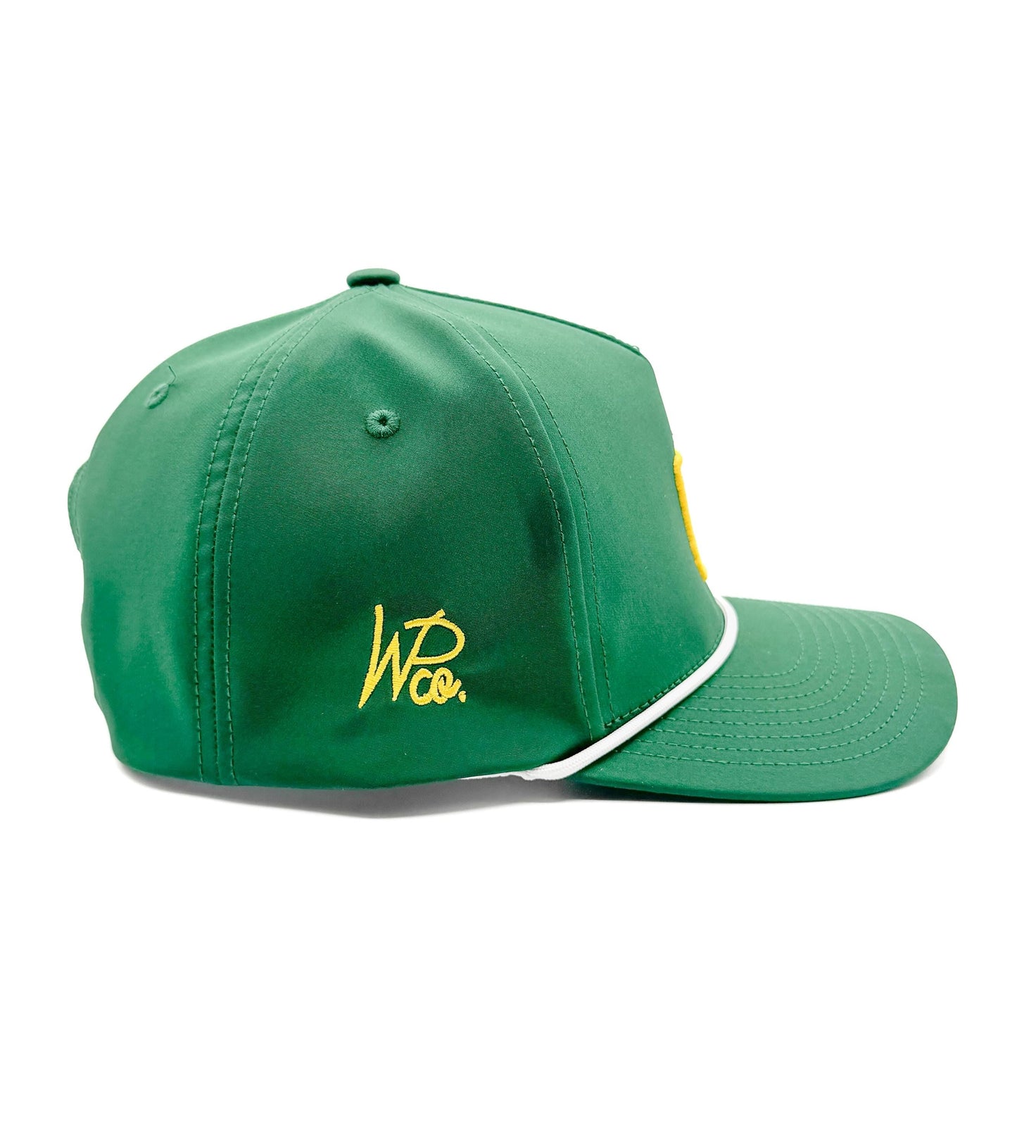 Green "Augusta's Tradition" Rope Hat | Augusta, GA | #18 Chair on the Green | Tiger Woods | Rope Golf Cap | Major PGA Golf | Sunday