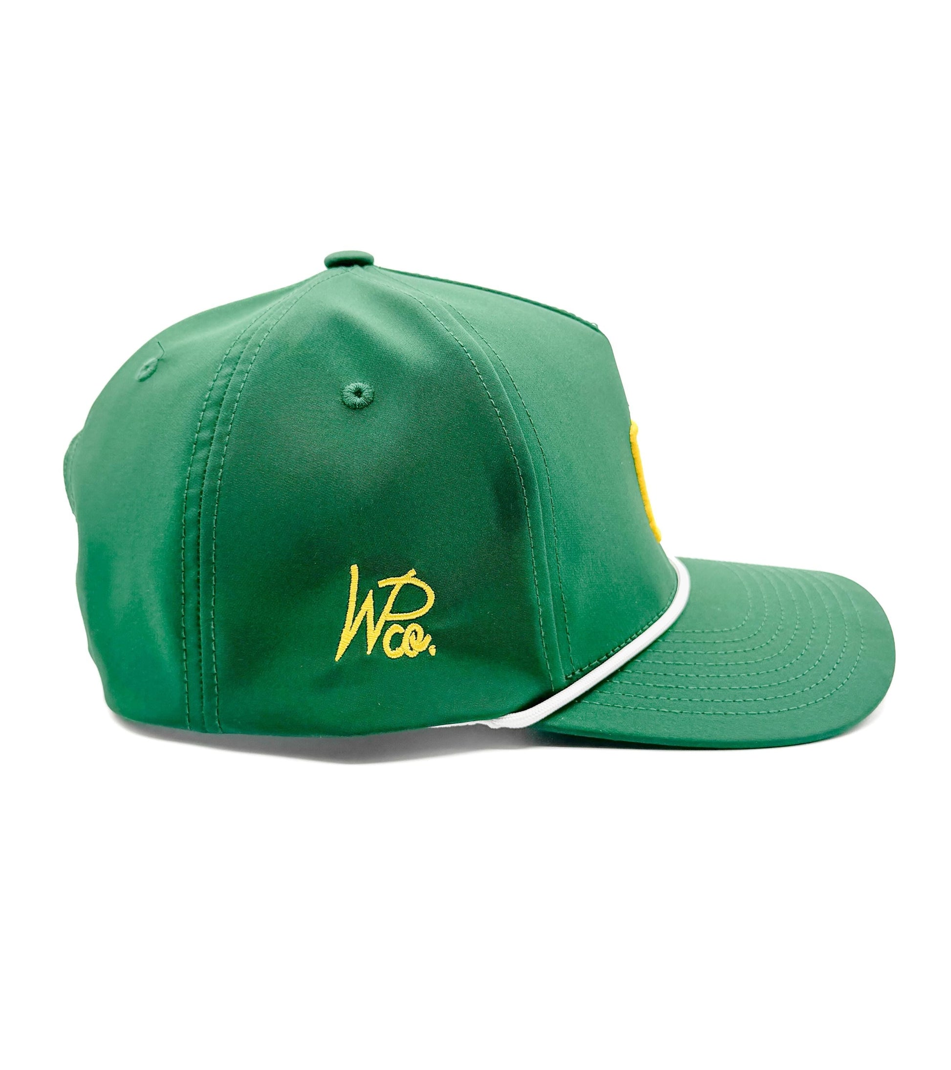 Green "Augusta's Tradition" Rope Hat | Augusta, GA | #18 Chair on the Green | Tiger Woods | Rope Golf Cap | Major PGA Golf | Sunday