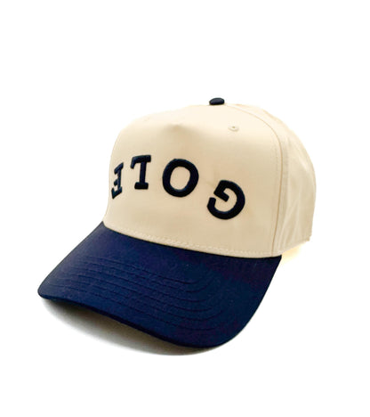 Off-White & Navy "GOLF" Trucker Hat