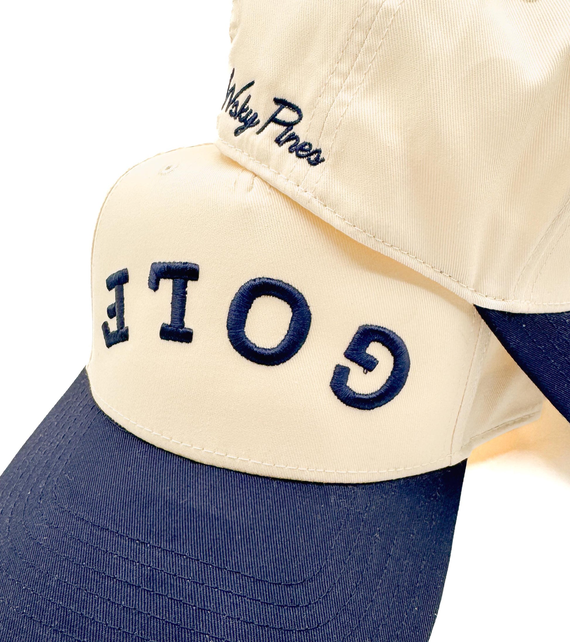 Off-White & Navy "GOLF" Trucker Hat