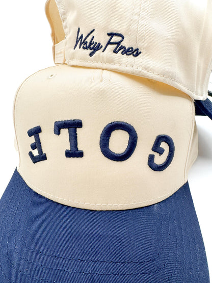 Off-White & Navy "GOLF" Trucker Hat