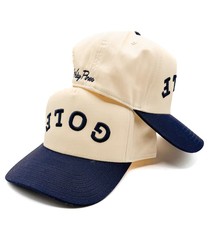 Off-White & Navy "GOLF" Trucker Hat
