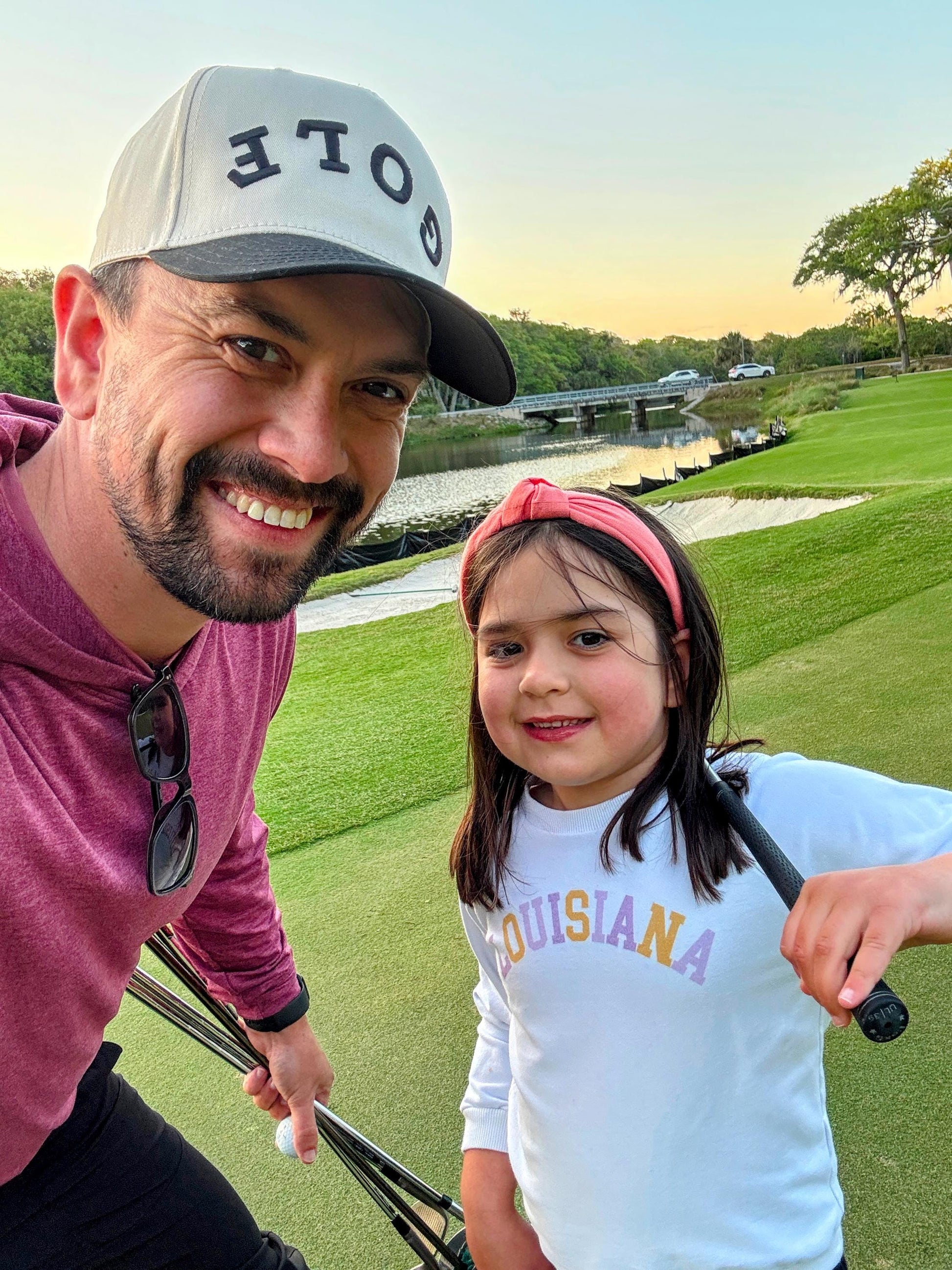 Off-White & Black "GOLF" Trucker Hat