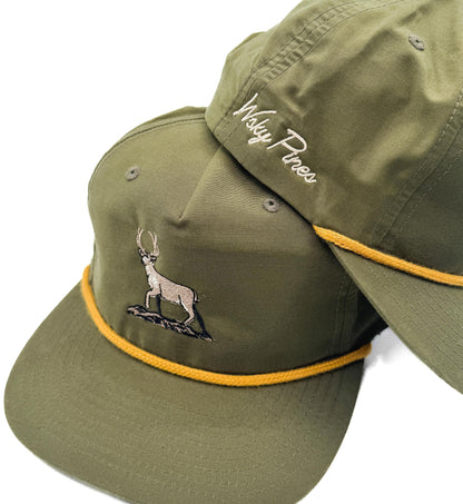 White Tail Deer Rope Hat