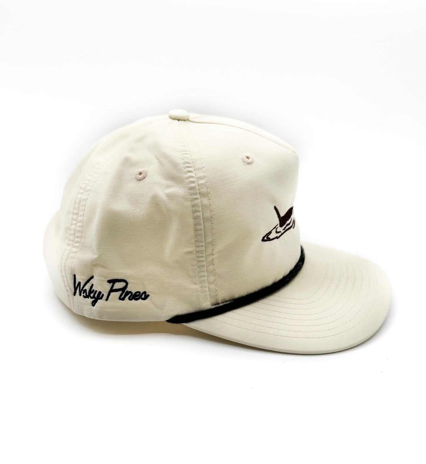 Cream "Playing Fetch" Rope Hat