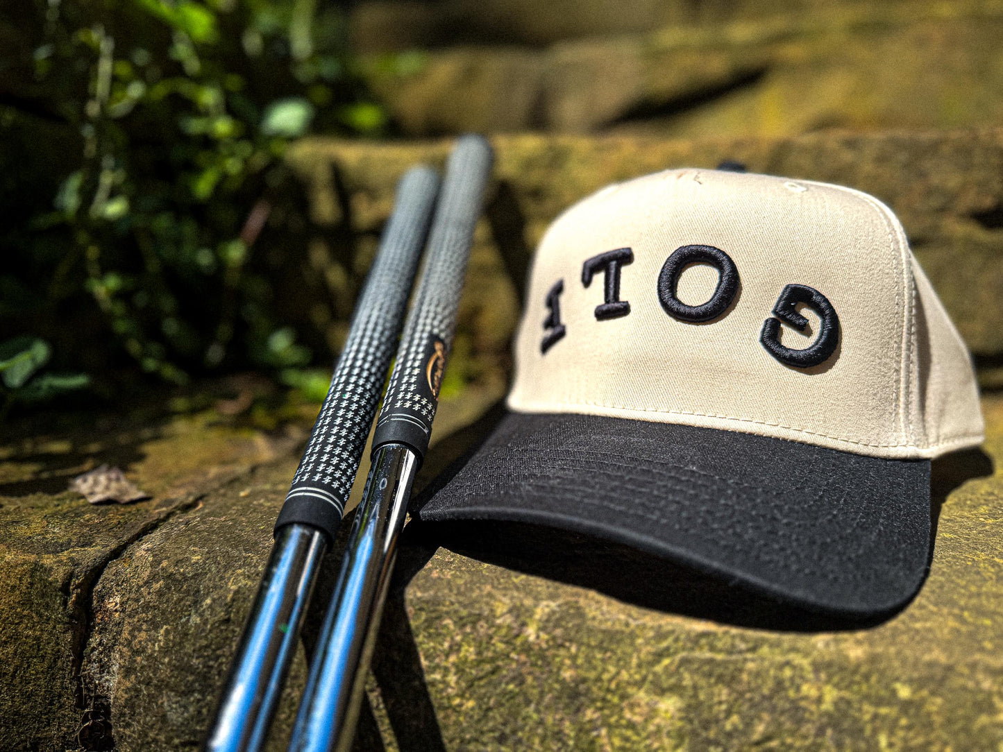 Off-White & Black "GOLF" Trucker Hat